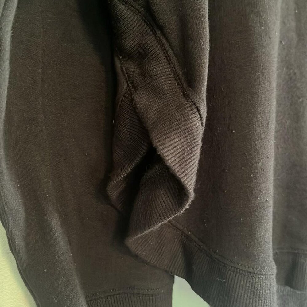 JoyLab Modal Blend Ruffled Hem Pull Over Top SZ LG Grunge Goth Luxuriously Soft - Picture 6 of 8
